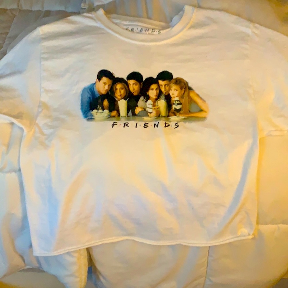 cute white friends shirt!